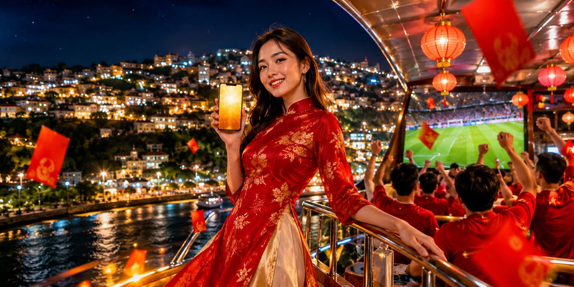 Người dùng tại Đà Lạt đăng ký tài khoản và nhận thưởng đăng ký trong không khí lãng mạn