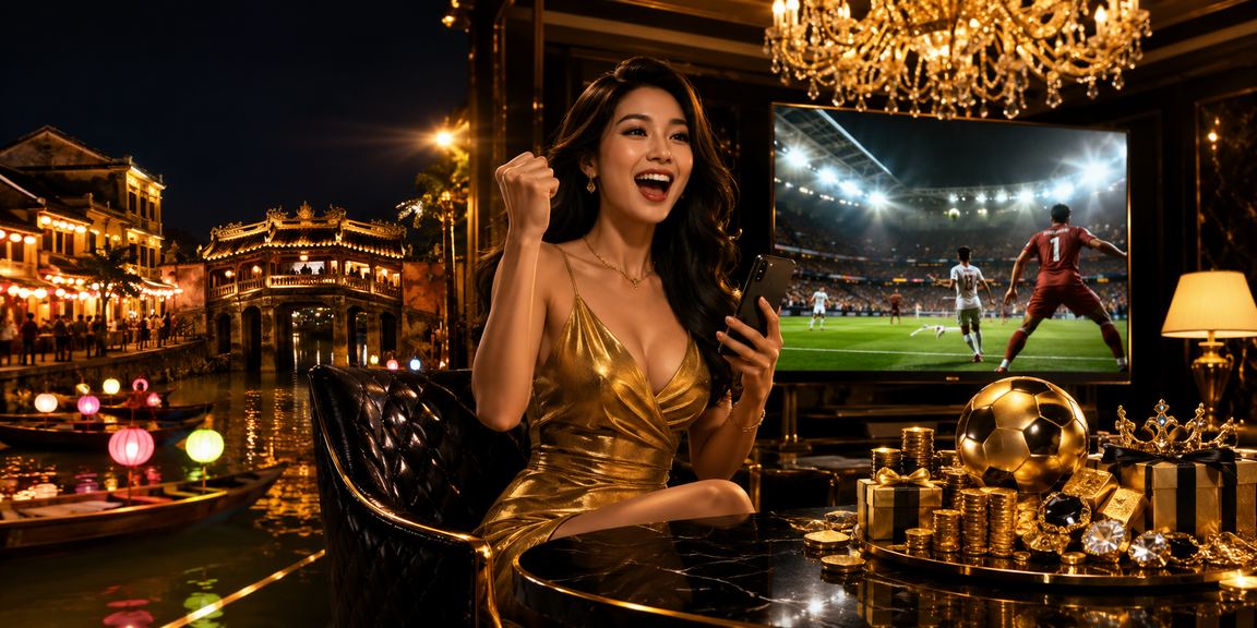 Người chơi tham gia cá cược tại chợ đêm Hội An với không khí sôi động
